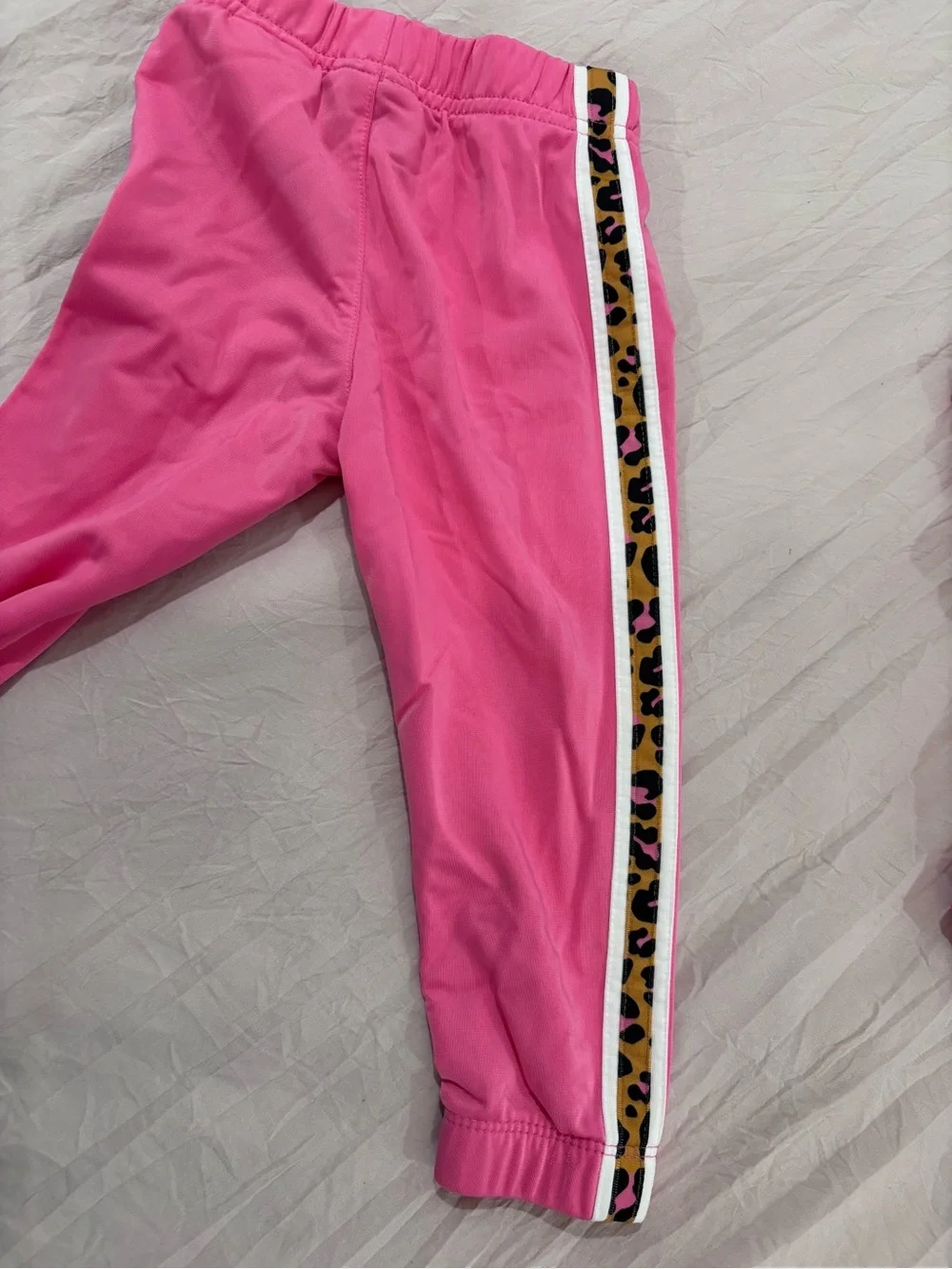 Nike Hot Pink Leopard-Trim Track Jacket and Pants - Picture 5 of 5